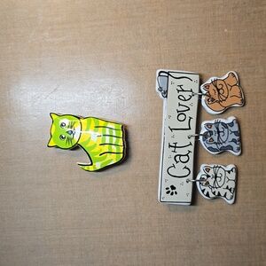 Cat pin and button cover